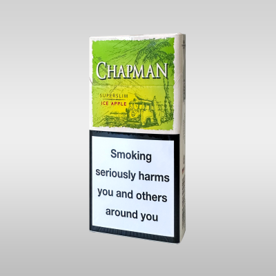 Сигарети Chapman Ice Apple SuperSlim (Чапман Яблуко з льодом Суперслімс)