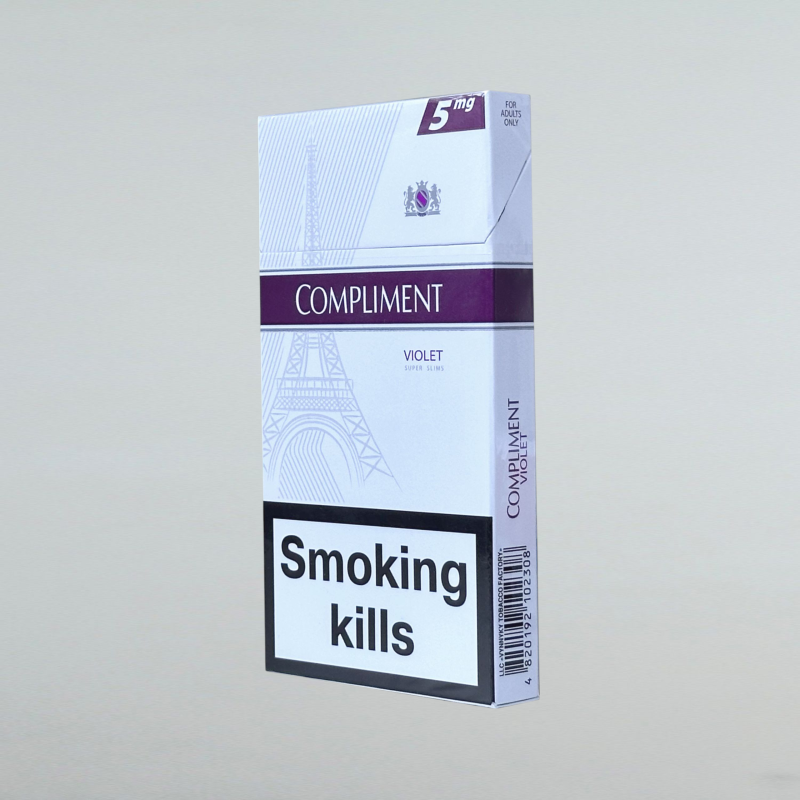 Сигарети Compliment Super Slims 5 Violet (Комплімент Супер Слімс 5 Віолет)