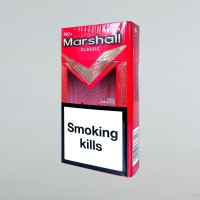 Сигарети Marshall KS Red 100 mm (Маршал КС Червоний 100 мм)