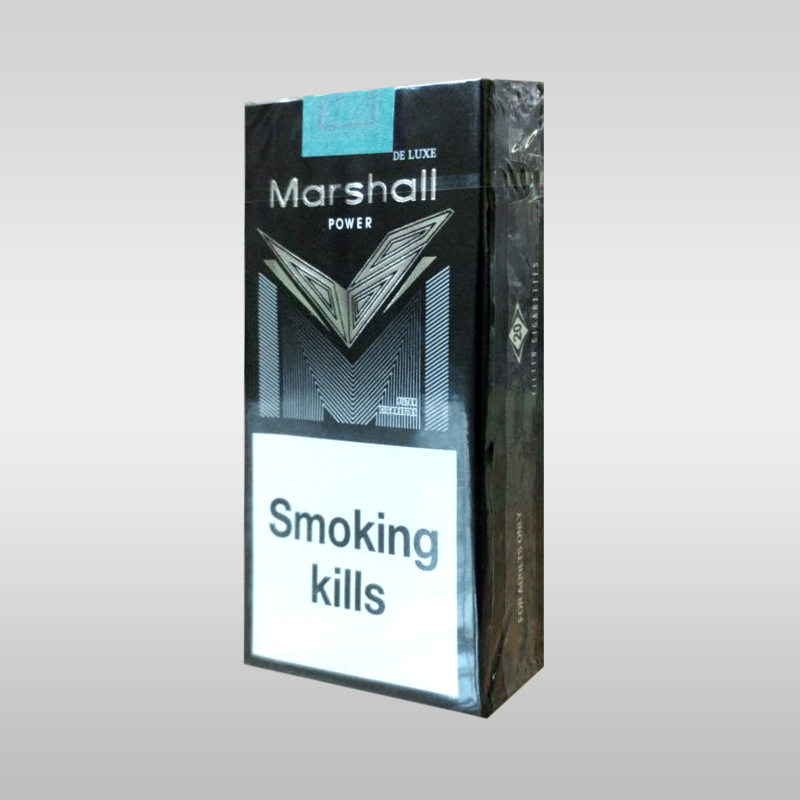 Сигарети Marshall KS Black 100mm (Маршал КС чорний 100мм) м'яка пачка